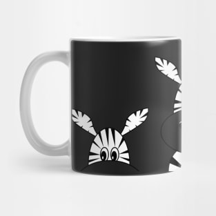 Popping zebras Mug